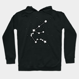 Aquarius constellation astrology star design Hoodie